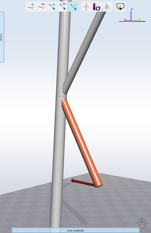 K joint with a force that produces compression at the crown heel